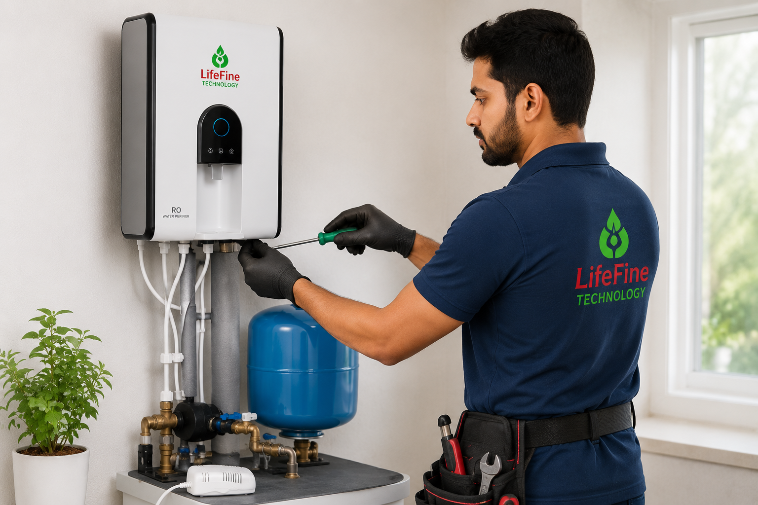 Water purifier maintenance and annual service contract